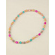 Colliers extensibles de perles acryliques pour enfants NJEW-JN00428-04-3
