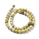 Natürlichen Oliven Jade Perlen Stränge X-G-F661-01-8mm-2