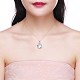 925 подвесные стерлингового серебра ожерелья SWARJ-BB33925-A-3