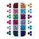 PandaHall 360pcs 12 Color Aluminum Rose Flower Tiny Metal Spacer Beads for Jewelry Making DIY Craft FALUM-PH0001-02-1