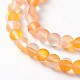 Dyed Synthetic Moonstone Round Beads Strands G-L376-6mm-A03-1