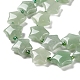 Natürlichen grünen Aventurin Perlen Stränge G-NH0005-013-4