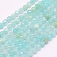 Chapelets de perles en amazonite naturelle G-F509-25-3mm-1
