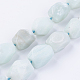 Chapelets de perles en amazonite naturelle G-F554-05-1