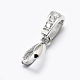 925 Sterling Silver Micro Pave Cubic Zirconia Pendant Bails STER-P034-62P-1