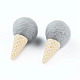 Fournitures d'artisanat de crème glacée en feutre de laine DIY-I031-A11-1