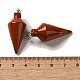 Природные красной яшмы подвески G-Z055-02P-06-3