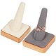 FINGERINSPIRE 2Pcs Fingers Ring Display Stands Jewelry Holder Showcase Display Stands for Shows 2 Colors (Creamy-White RDIS-FG0001-01-1