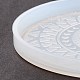 Diy плоская круглая чашка коврик силиконовые Молды DIY-E036-07-5