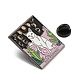 Emaille-Pins für Tarotkarten mit Katzenmotiv JEWB-Z009-07D-3