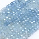 Chapelets de perles en aigue-marine naturelle G-D0013-33-1