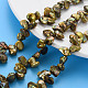 Chapelets de perles en Keshi naturel PEAR-S021-013B-03-3