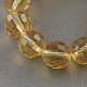 Chapelets de perles en verre transparent GLAA-R095-8mm-19-1