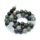 Chapelets de perles en quartz rutile vert naturel G-E561-14-11mm-2