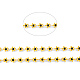 Handgefertigte Messing-Emaille-Pflaumenblüten-Gliederketten CHC-N021-08-4