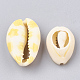 Bedruckte Kaurimuschel Perlen SHEL-S274-03A-2