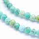 Chapelets de perles en turquoise naturelle G-O166-17-2mm-3