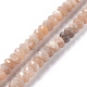 Chapelets de perles de sunstone naturelle naturelles G-C008-A01-1