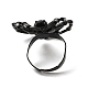 Alloy Spider Adjustable Ring for Halloween RJEW-O048-01EB-3