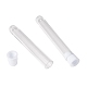 Clear Tube Plastic Bead Containers with Lid C065Y-3