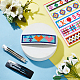 AHANDMAKER Embroidery Hair Clips Set DIY-WH0304-312-5