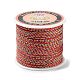 Пятицветный плетеный шнур из полиэстера для ювелирных изделий OCOR-G015-05B-01-2