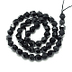 Brins de perles d'onyx noir naturel G-S149-02-10mm-2