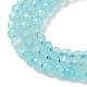 Природных амазонит бисер нитей G-F509-25-2mm-5