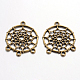 Tibetan Style Alloy Chandelier Components Links TIBE-A30127-AB-NR-1