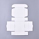 紙石鹸箱  正方形  マリンブルー  展開：24x20.2cm CON-WH0068-64-2