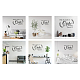 PVC Quotes Wall Sticker DIY-WH0200-083-5