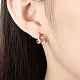 Knot Tin Alloy Stud Earrings EJEW-BB16325-7