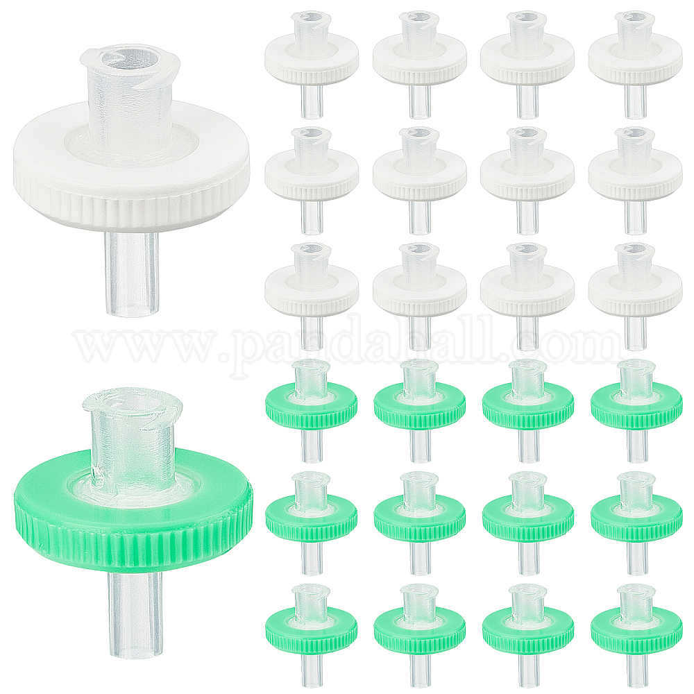 OLYCRAFT 100 Filtres Seringue 13mm - 0.22μm - Non Stérilisés - Pour Labo