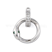 Латунные микро проложить кубического циркония подвески KK-P289-10P
