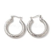 Серьги-кольца из нержавеющей стали 304 EJEW-Z066-04P