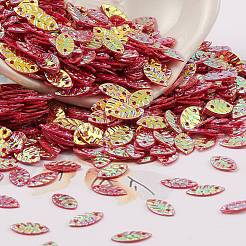 Пластиковые бусины с блестками PVC-R024-11B