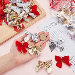 6 комплект из 3-х цветных полиэстеровых бантов&nbsp;AJEW-HY0001-83