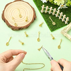 12pcs 2 Arten Messinganhänger&nbsp;KK-CJ0004-49