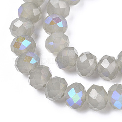 Chapelets de perles en verre électroplaqué&nbsp;EGLA-A044-J2mm-L10