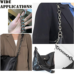 Extension de sangle de sac à maillons croisés en aluminium&nbsp;LS-FIND-WH0418-79KCG