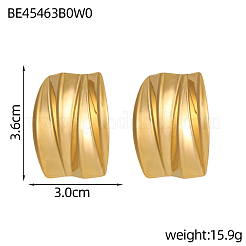 Серьги-гвоздики из нержавеющей стали 304&nbsp;STAS-OY009-13G