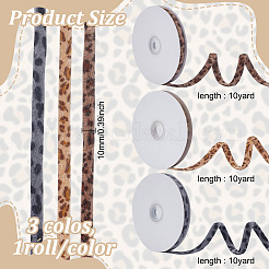 3 рулон 3-х цветной полиэфирной ленты&nbsp;OCOR-PH0007-08