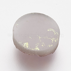 Cabochon in quarzo druzy imitazione resina&nbsp;RESI-E013-03J-10mm