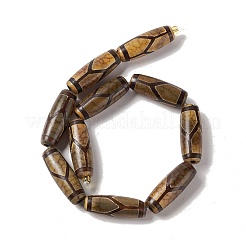 Estilo tibetano dZi abalorios hebras&nbsp;G-A024-01T