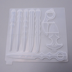 DIY брелок силиконовые подвесные Молды&nbsp;DIY-WH0167-97