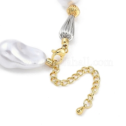 Браслеты из латуни с бисером BJEW-P341-08C-G