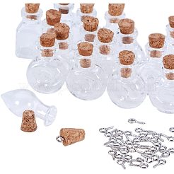 Стеклянные бутылки стеклянные фляги&nbsp;AJEW-PH0015-06