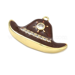 Ciondoli smaltato in ottone&nbsp;KK-B171-02G-02