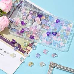 100 шт. 12 вида прозрачных стеклянных бусин для выпечки&nbsp;DGLA-FS0001-26