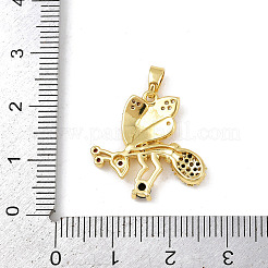 Латунные микро проложить кубического циркония подвески&nbsp;KK-F908-12G